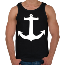 PRINTFASHION horgony - Férfi atléta - Fekete