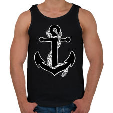 PRINTFASHION Horgony - Férfi atléta - Fekete atléta, trikó