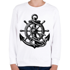 PRINTFASHION horgony - Gyerek pulóver - Fehér gyerek pulóver, kardigán