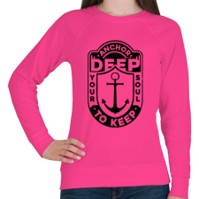 PRINTFASHION Horgonyzás  - Női pulóver - Fukszia női pulóver, kardigán