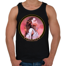PRINTFASHION Horizon Forbidden West - Férfi atléta - Fekete