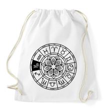 PRINTFASHION horoszkóp bak fekete - Sportzsák, Tornazsák - Fehér tornazsák