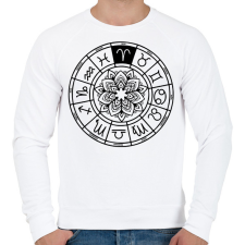 PRINTFASHION horoszkóp kos fekete - Férfi pulóver - Fehér férfi pulóver, kardigán