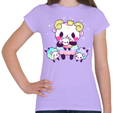 PRINTFASHION Horoszkóp - KOS - Női póló - Viola