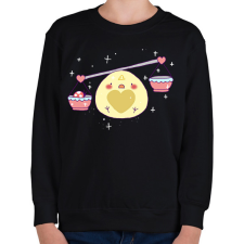 PRINTFASHION Horoszkóp-MÉRLEG - Gyerek pulóver - Fekete gyerek pulóver, kardigán