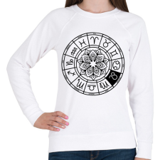 PRINTFASHION horoszkóp oroszlán fekete - Női pulóver - Fehér női pulóver, kardigán