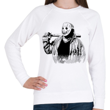 PRINTFASHION Horror cirkusz - Női pulóver - Fehér női pulóver, kardigán