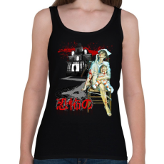 PRINTFASHION Horror House - Női atléta - Fekete