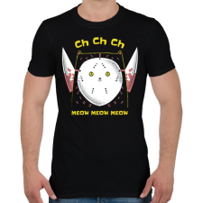 PRINTFASHION Horror macska - Férfi póló - Fekete férfi póló