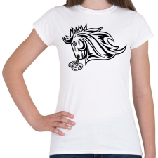PRINTFASHION Horse Face - Női póló - Fehér női póló