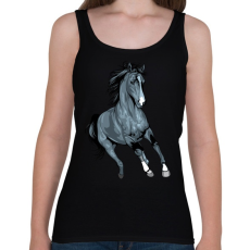 PRINTFASHION Horse - Női atléta - Fekete