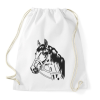 PRINTFASHION Horse - Sportzsák, Tornazsák - Fehér