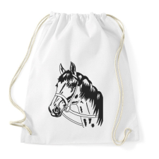 PRINTFASHION Horse - Sportzsák, Tornazsák - Fehér tornazsák