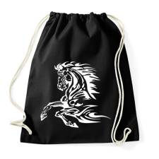 PRINTFASHION horse - Sportzsák, Tornazsák - Fekete tornazsák