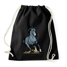 PRINTFASHION Horse - Sportzsák, Tornazsák - Fekete tornazsák