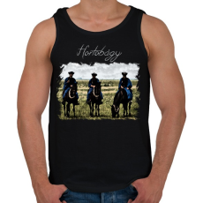 PRINTFASHION hortobágy - Férfi atléta - Fekete