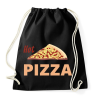 PRINTFASHION hot pizza - Sportzsák, Tornazsák - Fekete