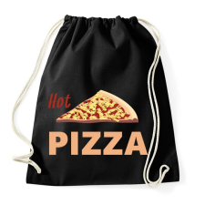 PRINTFASHION hot pizza - Sportzsák, Tornazsák - Fekete tornazsák