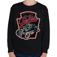 PRINTFASHION HOT ROAD - Gyerek pulóver - Fekete gyerek pulóver, kardigán