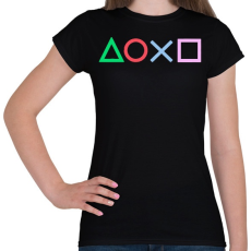 PRINTFASHION HOXK - Női póló - Fekete