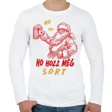PRINTFASHION Hozz egy sört - Férfi hosszú ujjú póló - Fehér férfi póló