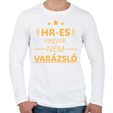 PRINTFASHION HR-es vagyok - Férfi hosszú ujjú póló - Fehér férfi póló