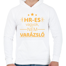 PRINTFASHION HR-es vagyok - Férfi kapucnis pulóver - Fehér