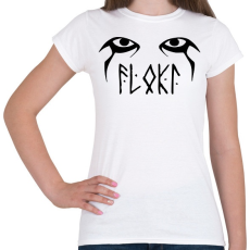 PRINTFASHION Hrafna-Flóki Vilgerðarson - Női póló - Fehér