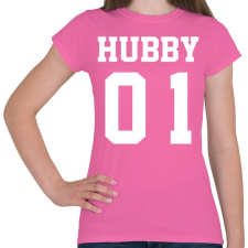 PRINTFASHION Hubby - Női póló - Rózsaszín női póló