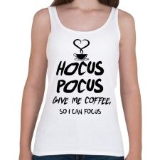 PRINTFASHION hucus pocus - Női atléta - Fehér női trikó