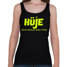 PRINTFASHION HÜJE - Női atléta - Fekete