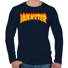 PRINTFASHION hulkster - Férfi hosszú ujjú póló - Sötétkék