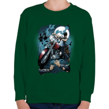 PRINTFASHION Hullavadász - Gyerek pulóver - Sötétzöld gyerek pulóver, kardigán