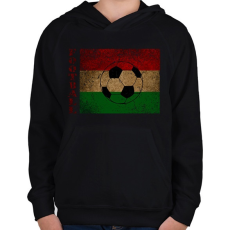 PRINTFASHION hungarian football - Gyerek kapucnis pulóver - Fekete