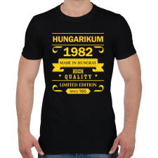 PRINTFASHION Hungarikum - Évszámmal - Férfi póló - Fekete férfi póló