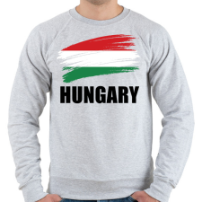 PRINTFASHION Hungary 2 - Férfi pulóver - Sport szürke férfi pulóver, kardigán