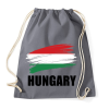 PRINTFASHION Hungary 2 - Sportzsák, Tornazsák - Grafitszürke