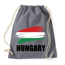 PRINTFASHION Hungary 2 - Sportzsák, Tornazsák - Grafitszürke tornazsák