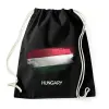PRINTFASHION Hungary - Magyar zászló - Sportzsák, Tornazsák - Fekete
