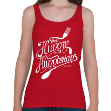 PRINTFASHION Hungry hungarians - Női atléta - Cseresznyepiros női trikó