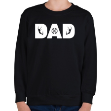 PRINTFASHION Hunter Dad - Gyerek pulóver - Fekete gyerek pulóver, kardigán