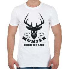 PRINTFASHION Hunter DB. - Férfi póló - Fehér