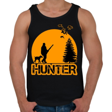 PRINTFASHION Hunter - Férfi atléta - Fekete