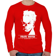 PRINTFASHION Hunter X H - Férfi hosszú ujjú póló - Piros férfi póló