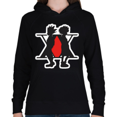 PRINTFASHION hunterXhunter - Női kapucnis pulóver - Fekete