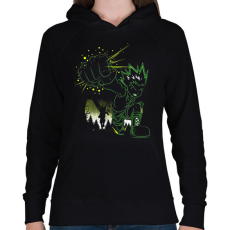 PRINTFASHION HunterXHunter - Női kapucnis pulóver - Fekete