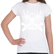 PRINTFASHION Hunting - Női póló - Fehér női póló