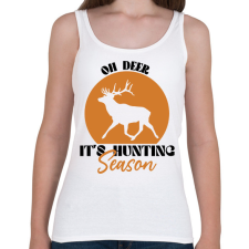 PRINTFASHION Hunting season - Női atléta - Fehér női trikó