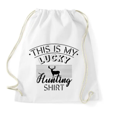 PRINTFASHION Hunting shirt - Sportzsák, Tornazsák - Fehér tornazsák