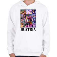 PRINTFASHION Huntrix Kpop Demon Hunters - Gyerek kapucnis pulóver - Fehér gyerek pulóver, kardigán
